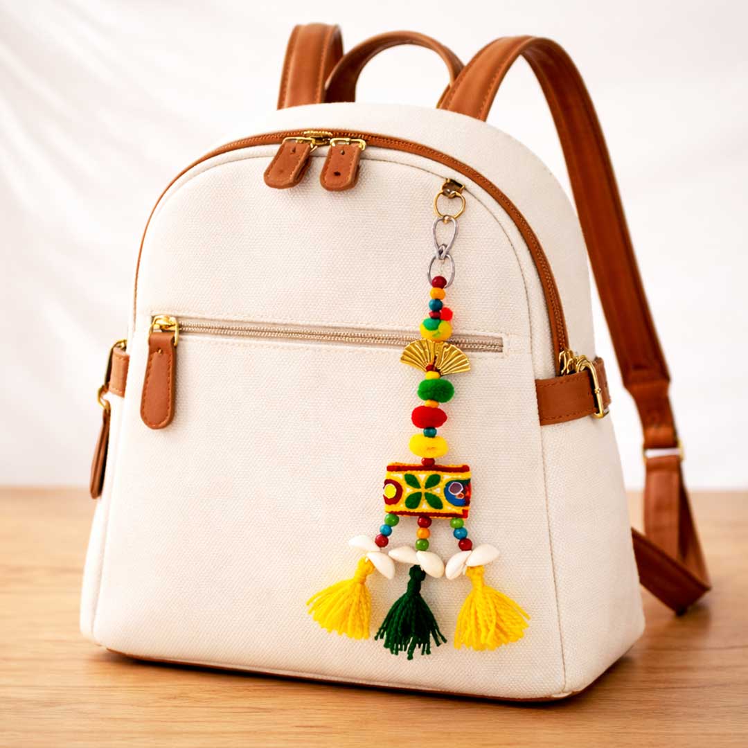 Suwasna Luxury Bag Charm for Handbags, Totes & Belts | Decorative Tassel Purse Accessory_1