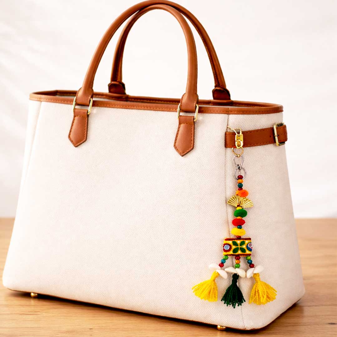 Suwasna Luxury Bag Charm for Handbags, Totes & Belts | Decorative Tassel Purse Accessory_2