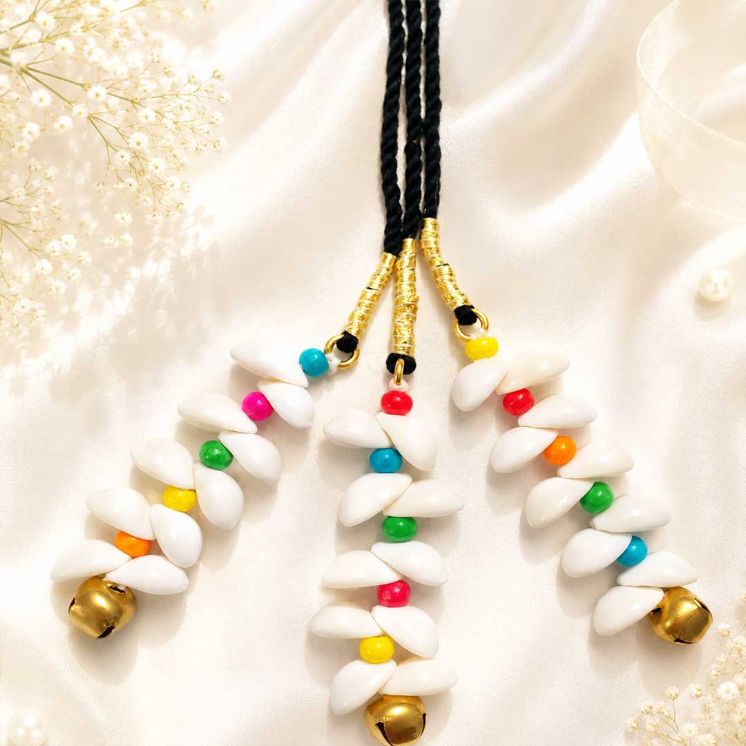 Jugni Kaudi Parandi with Colorful Ghungroo – Traditional Punjabi Festive Hair Parandi for Women_3