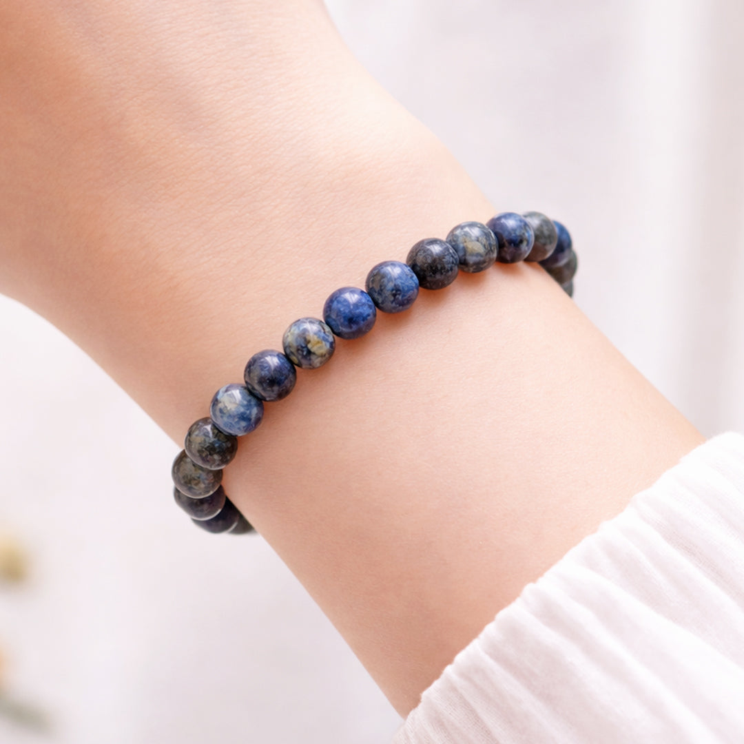 Lapis Lazuli Bracelet 8mm – Wisdom & Truth Crystal (Not Heated, Not Dyed)