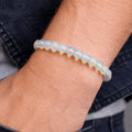 Opalite Bracelet 8mm | Translucent Crystal Style Bracelet – Suwasna